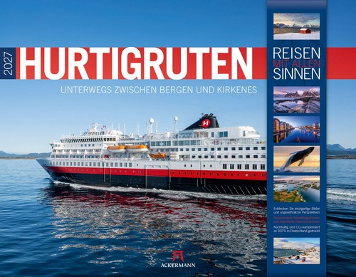 Hurtigruten kalender 2027 - hurtigruten, |