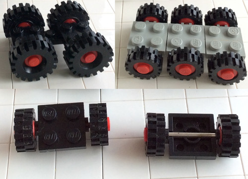 Lego achse platte 2x2 - lego,