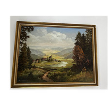 R. Calmam Gemälde auf