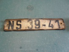 KFZ Kennzeichen Wehrmacht 1939 - 1945 Deutschland