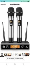 Zweimal Funkmikrofon Neuwertig Uhf  Dj Party Karaoke