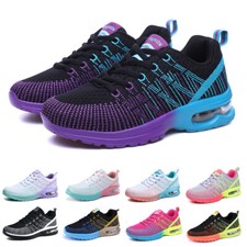 Laufschuhe Damen Herren Turnschuhe Luftpolster Sneaker Atmungsaktiv Sportschuhe