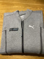 PUMA Herren Sweatjacke Mercedes AMG Petronas Motorsport Jacke Gr. S grau
