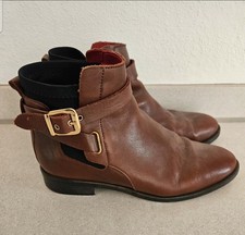 Buffalo Stiefeletten Gr37 Echtleder Braun