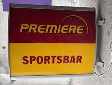 Leuchtreklame / Leuchtschild Premiere Sportsbar / Retro