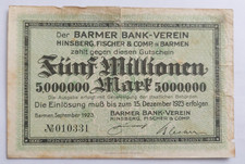 Notgeld Fünf Millionen Mark