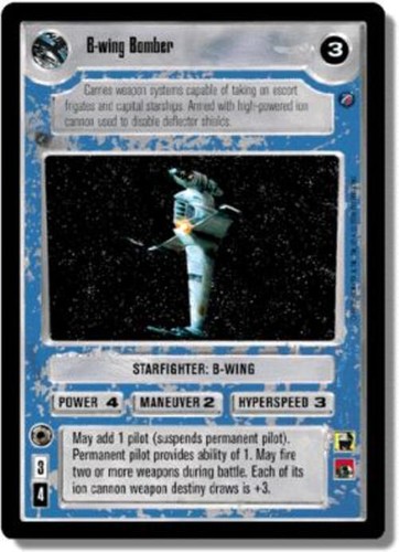 Wing bomber star wars ccg - star,