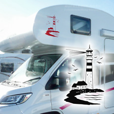 Leuchtturm Maritim 45cm B54 Autoaufkleber Wohnmobil Wohnwagen Urlaub Heck Ostsee