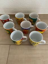 8 Kaffeebecher mit 8 verschiedenen Motiven von Jacobs Krönung,Sammelbecher