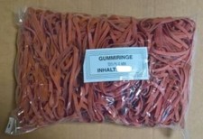 200 Gramm Gummiringe rot 120