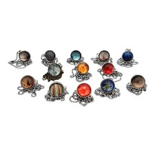 Planet Halskette Glas