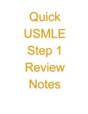 Sanket Patel M D Quick USMLE
