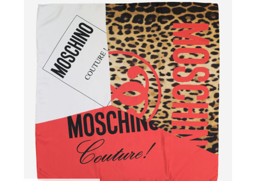Moschino seidentwill schal - seidentwill,