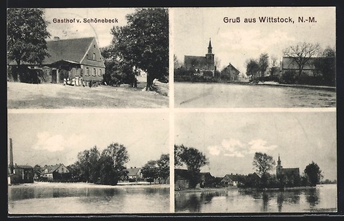 Ansichtskarte wittstock - ansichtskarte,