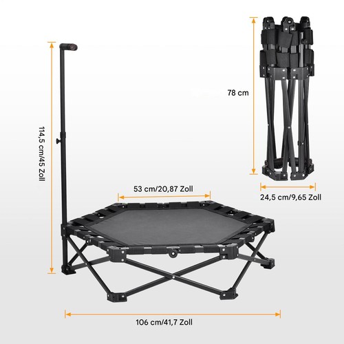 106cm mini trampolin faltbar - trampolin,