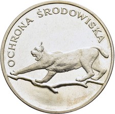 FITZ Polen 100 Zloty 1979 Nordluchs  Adler PP Silber °TCH204