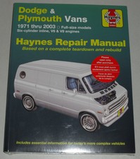 Reparaturanleitung Dodge Ram Wagon + Plymouth Van, Baujahre 1971 - 2003