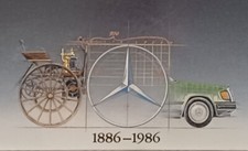 Jahrhundert Jubiläum Kalender MERCEDES BENZ 1886-1986 Großformat 65x46 cm