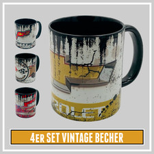 4er Set Kaffeetasse Chevrolet
