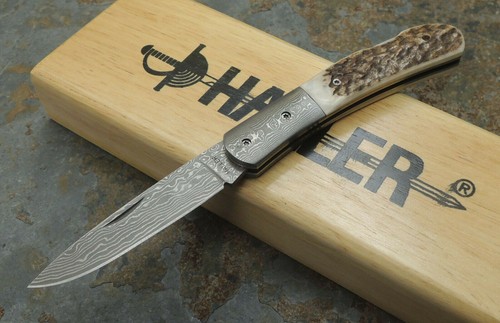 Haller damast taschenmesser - haller,