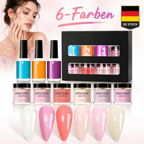Dipping powder nails - nails, set
