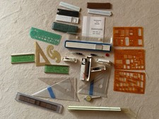 rotring Nestler Siemens Lineale Rechenschieber Zeichenschablonen fü Elektro