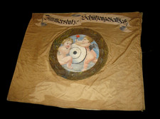 Zimmerstutzen-Schützengesellschaft Fahne 19. Jh. Handgemalt