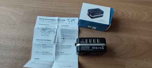 World travel adapter with - adapter, 4