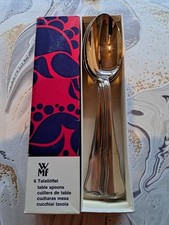 WMF  3700  unbenutzte Tafellöffel   6  Stück 90 versilbert 
