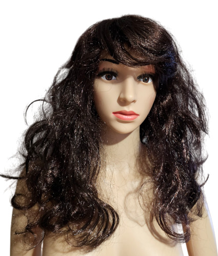 Perücke langhaar locken - langhaar,