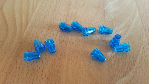 Blau durchsichtige lego - 10, blau-durchsichtige
