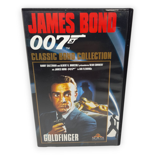 Goldfinger james bond 007 vhs - goldfinger,