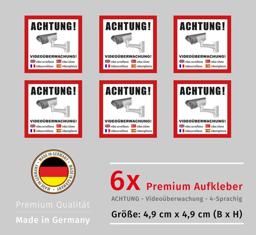 Achtung videoüberwachung - achtung,