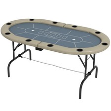 70" Foldable Poker Table