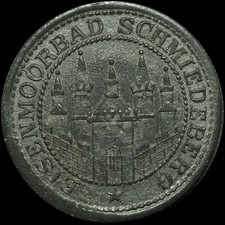 NOTGELD: 5 Pfennig, Zink