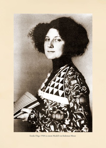 Emilie flöge 1910 modell - flöge, um