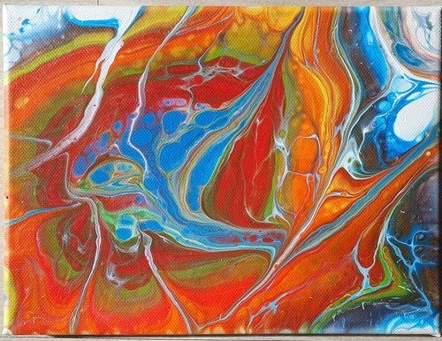 Original acrylbild leinwand - original,