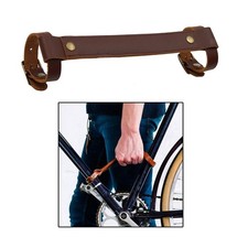 Durable Bike Rahmen Tragen Griff Trage Strap Fahrrad Rahmen Rohre Lift Lederband