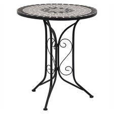 Mosaik Bistrotisch grau 60cm