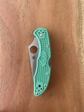 Spyderco delica grün - delica, vg-10