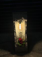 Betonlampe + Pflanze Retro/Vintage/E27/Lampe/Glühbirne/pflanze/230v/Beton