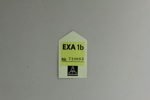 Exa pentacon preisschild - exa,