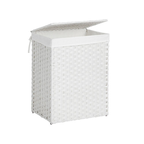 Wäschekorb aus polyrattan - wäschekorb,