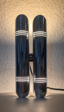 Wandleuchten Verchromt Space Age-Wandleuchte Doppelrohr Vintage