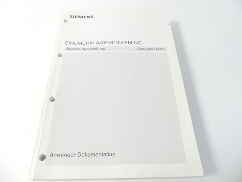 Siemens sinumerik 840d 810d - 840d, /