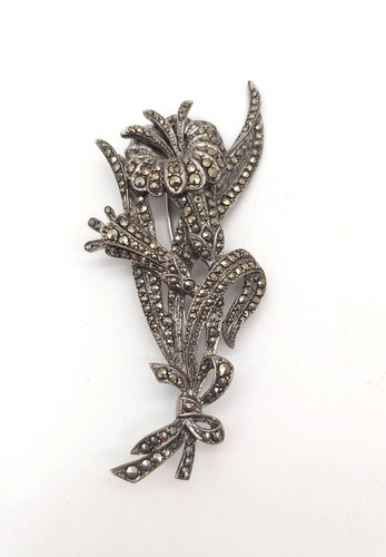 Sterling silber brosche mit - sterling,