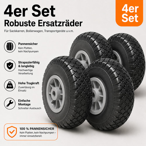 Sackkarrenrad 00 4 - 4x, 3.00-4