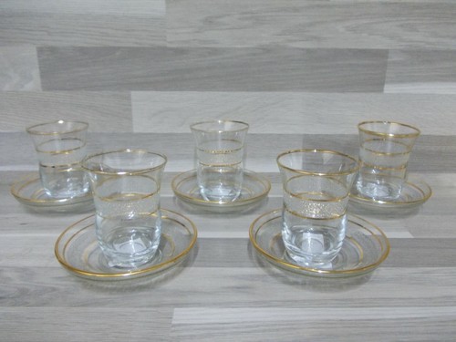 Türkische teegläser set mit - türkische,