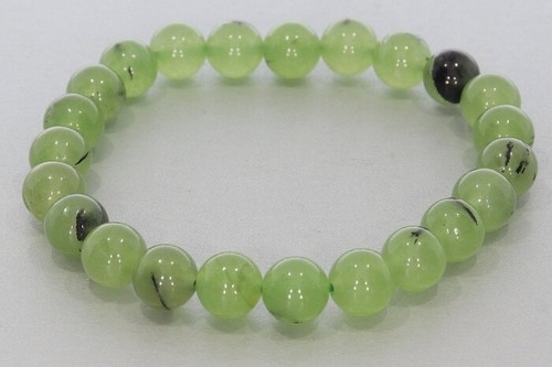 Prehnit kugel schmuck stretch - ,