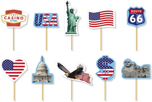 Picker usa amerika deko - +,